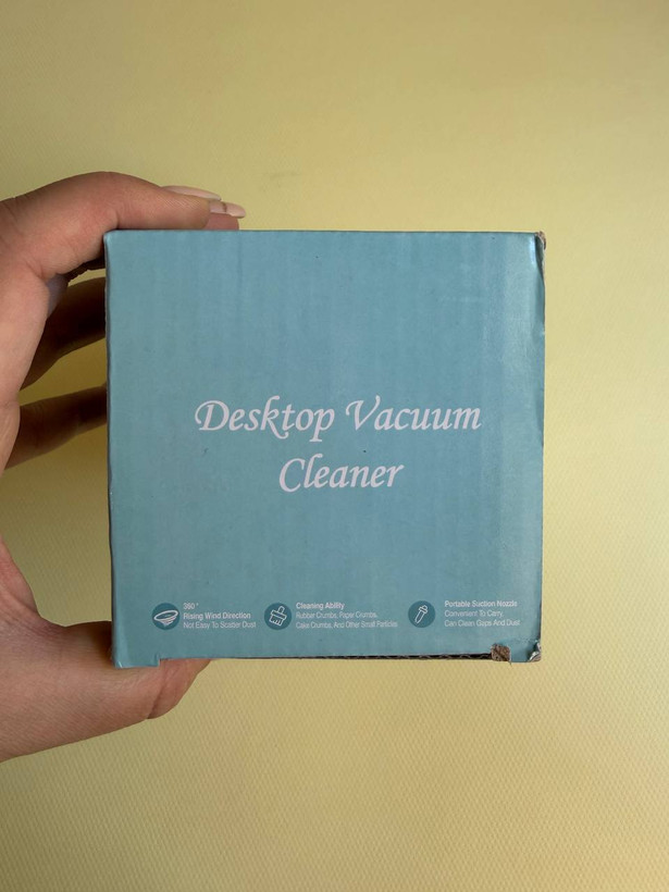 جارو شارژی دسکتاپ | مینی جارو رومیزی Desktop Vacuum Cleaner با سری باریک