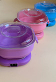 دستگاه ذوب وکس سیلیکونی تاشو Wax Warmer اورجینال | موم گرم کن 400 میلیلیتری 100 وات